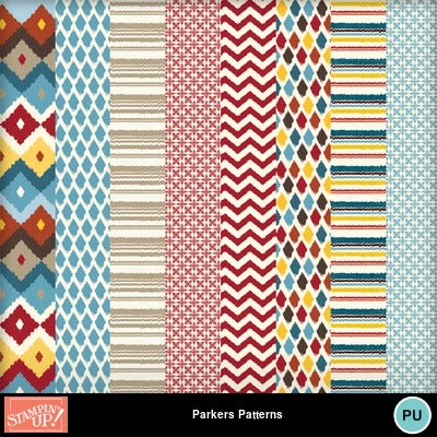 Stampin' Up! Parkers Patterns DSP